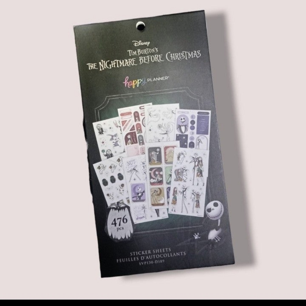 The Happy Planner Nightmare Before Christmas Stickers for Daily Organizer